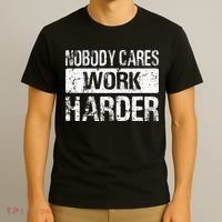 Nobody Cares Work Harder Gym Fitness Workout Motivation T-Shirt thumb 3
