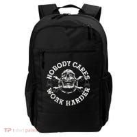 Nobody Cares Work Harder Skull Mechanic Engineer Backpack thumb 0