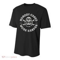 Nobody Cares Work Harder Skull Mechanic Engineer Youth Performance Sprint T-Shirt thumb 0