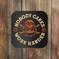 Nobody Cares Work Harder Skull Mechanic Engineer Coaster thumb 0