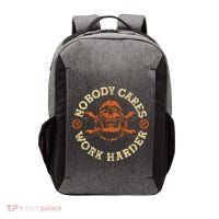 Nobody Cares Work Harder Skull Mechanic Engineer Vector Backpack thumb 0