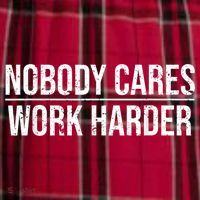 Nobody Cares Work Harder Motivation Quote Men's Flannel Plaid Pajama Pants thumb 2
