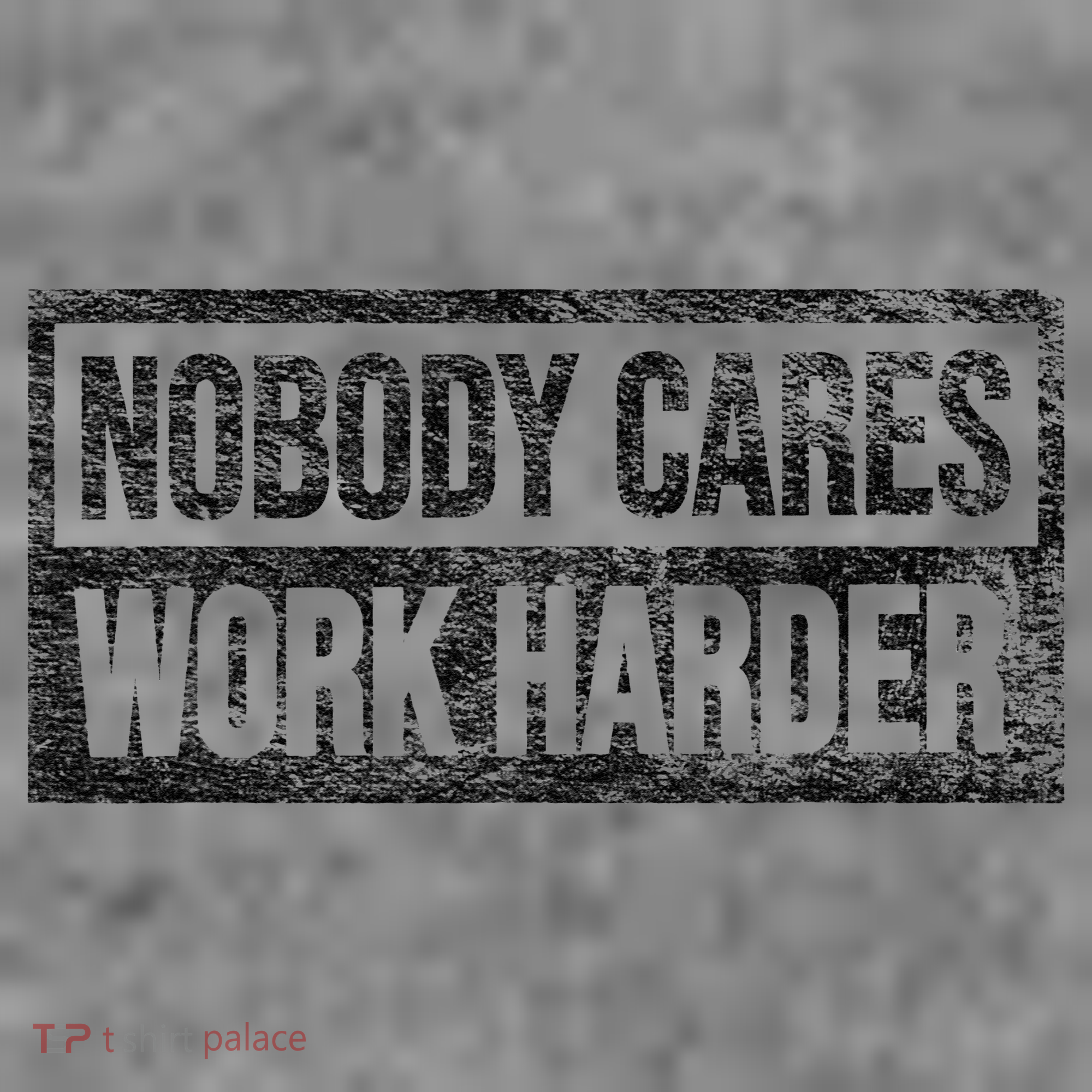 NOBODY CARES WORK HARDER Toddler Hoodie