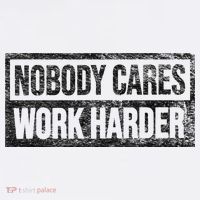 NOBODY CARES WORK HARDER Bucket Hat thumb 4