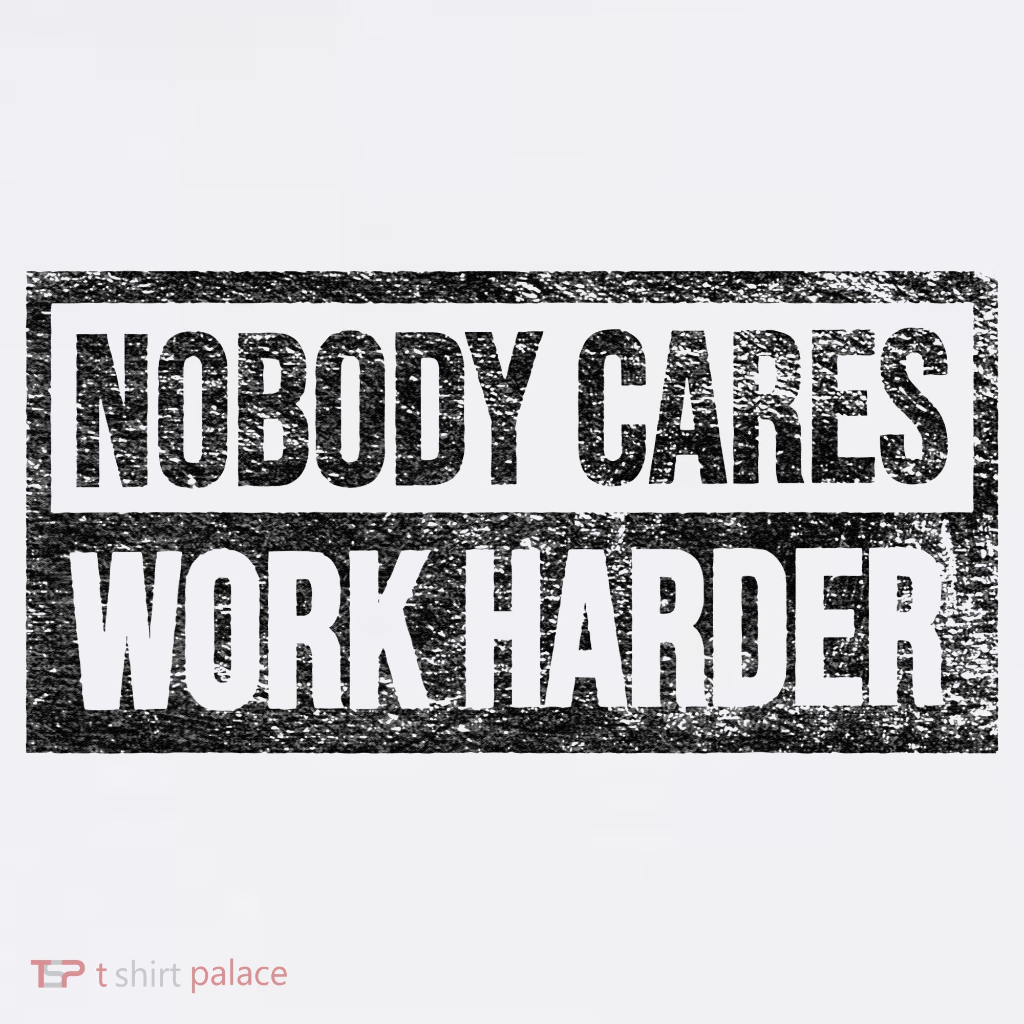NOBODY CARES WORK HARDER Kids Long Sleeve Shirt