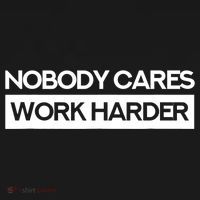 Nobody Cares Work Harder Fitness Workout Gym TShirt Women's Hoodie thumb 2