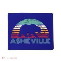 North Carolina Wildlife Retro Asheville Nc Avl Bear Gift Mousepad thumb 0