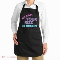 No Cap Your Rizz Is Bussin Meme Apparel Apron thumb 2