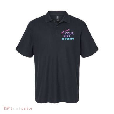 No Cap Your Rizz Is Bussin Meme Apparel Polo