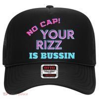 No Cap Your Rizz Is Bussin Meme Apparel Hat thumb 0