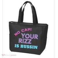 No Cap Your Rizz Is Bussin Meme Apparel Tote Bag thumb 3