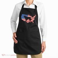 Newfie Dog America Flag Patriotic Dog Lover Gift Apron thumb 2