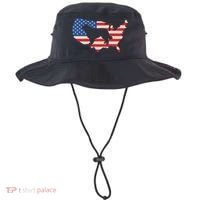 Newfie Dog America Flag Patriotic Dog Lover Gift Bucket Hat thumb 0