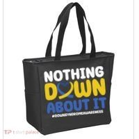 Nothing Down About It Down Syndrome Awareness Tote Bag thumb 2