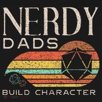 Nerdy Dads Build Character Funny Rpg Gaming D20 Dice Gamer Women's Hoodie thumb 2