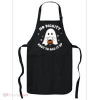 No Diggity Bout To Bag It Up Halloween Trick Or Treat Ghost Apron thumb 0