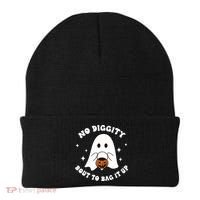 No Diggity Bout To Bag It Up Halloween Trick Or Treat Ghost Beanie thumb 0