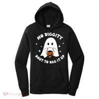 No Diggity Bout To Bag It Up Halloween Trick Or Treat Ghost Women's Hoodie thumb 0