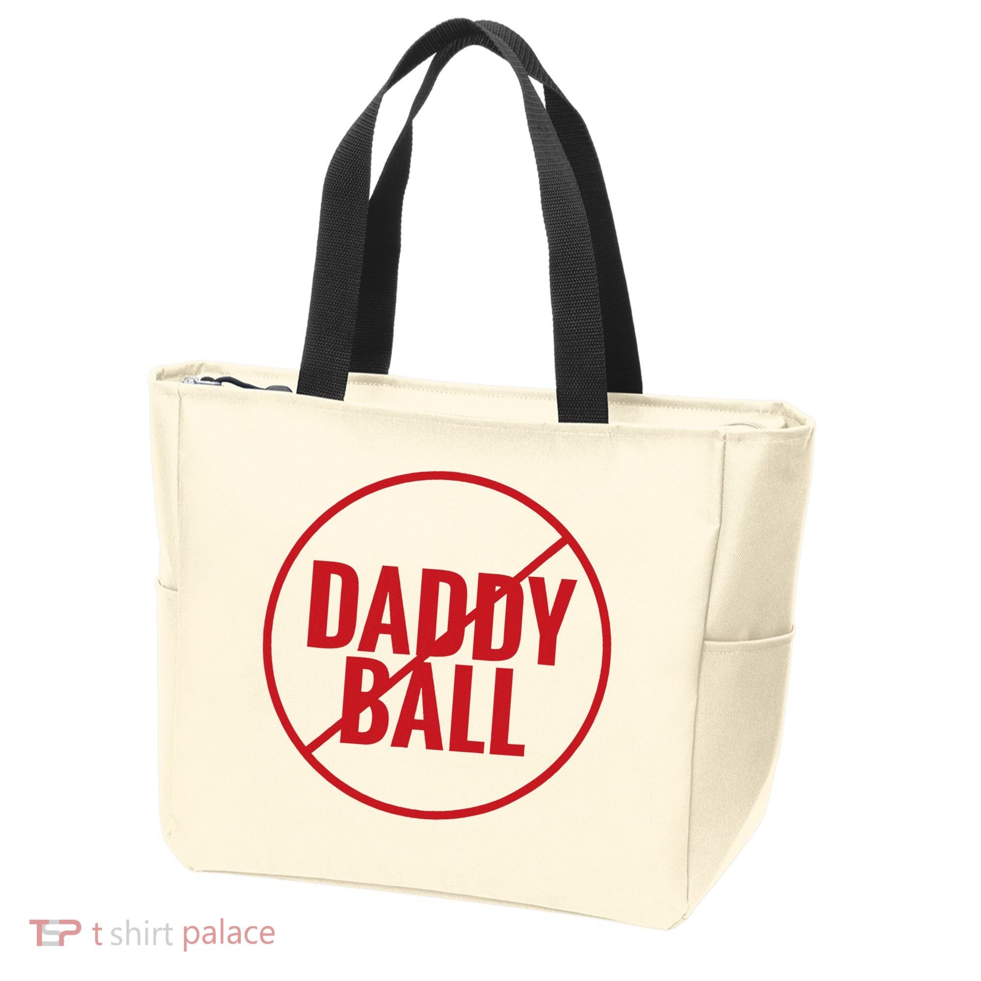 No Daddy Ball As Baseball Coach Tote Bag