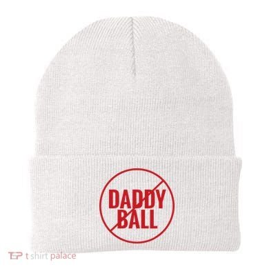 No Daddy Ball As Baseball Coach Beanie