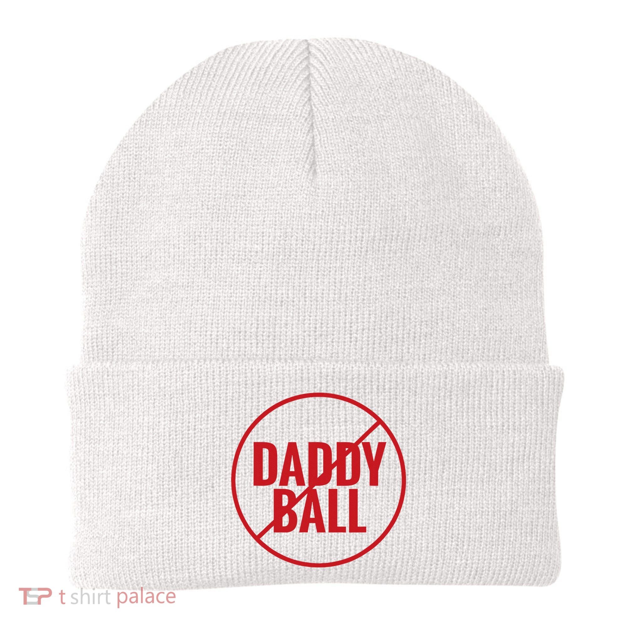 No Daddy Ball As Baseball Coach Beanie