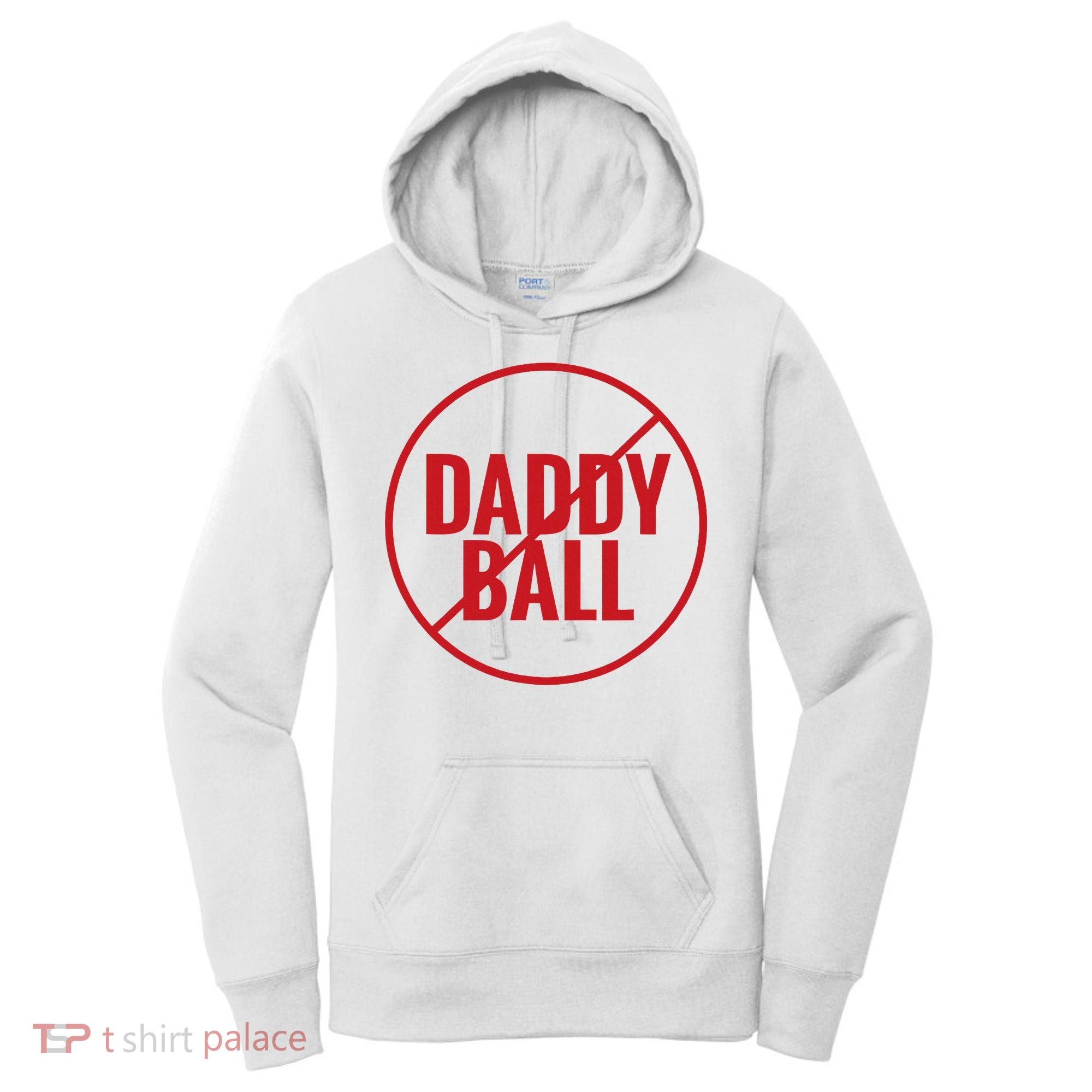 No Daddy Ball As Baseball Coach Women's Hoodie