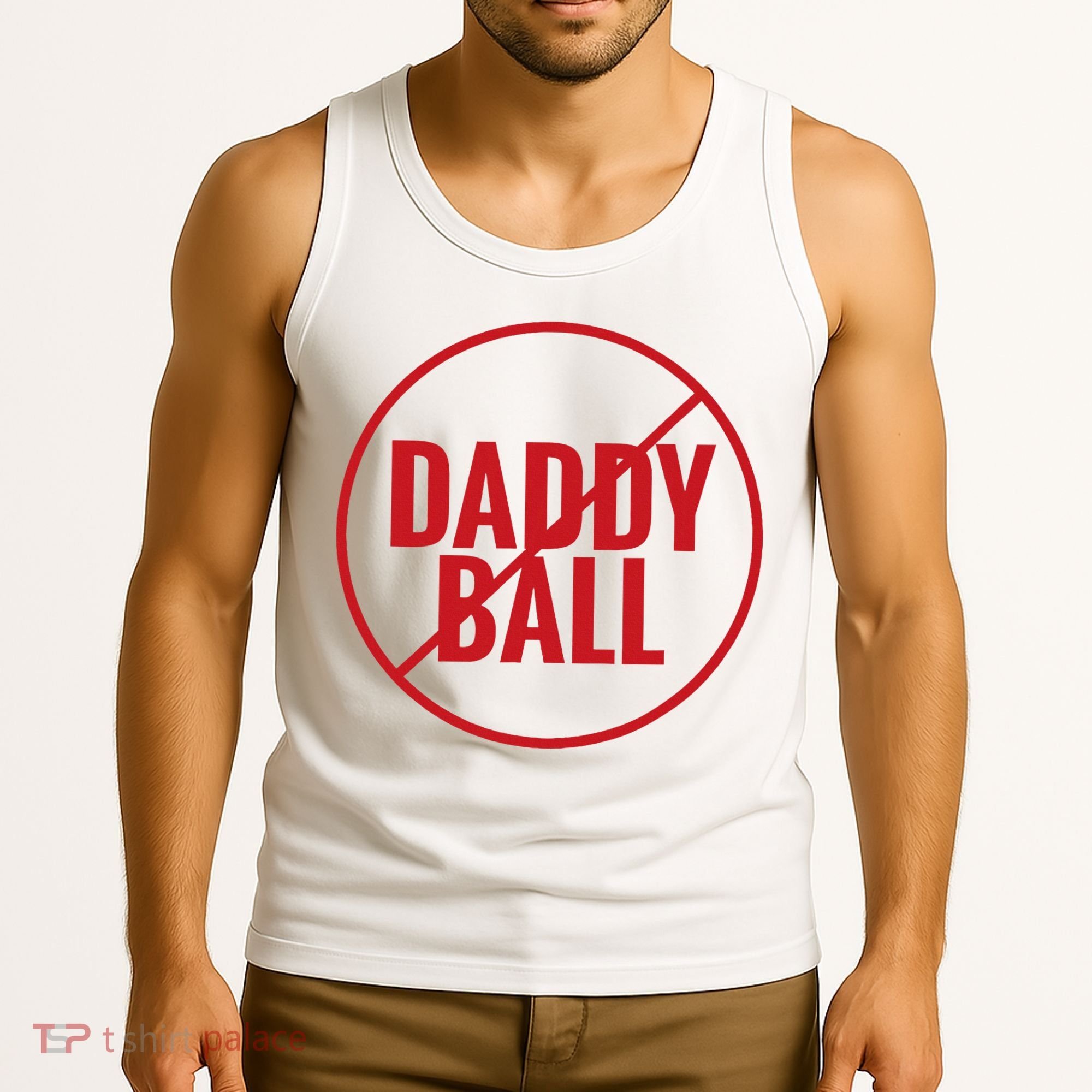 No Daddy Ball As Baseball Coach Tank Top