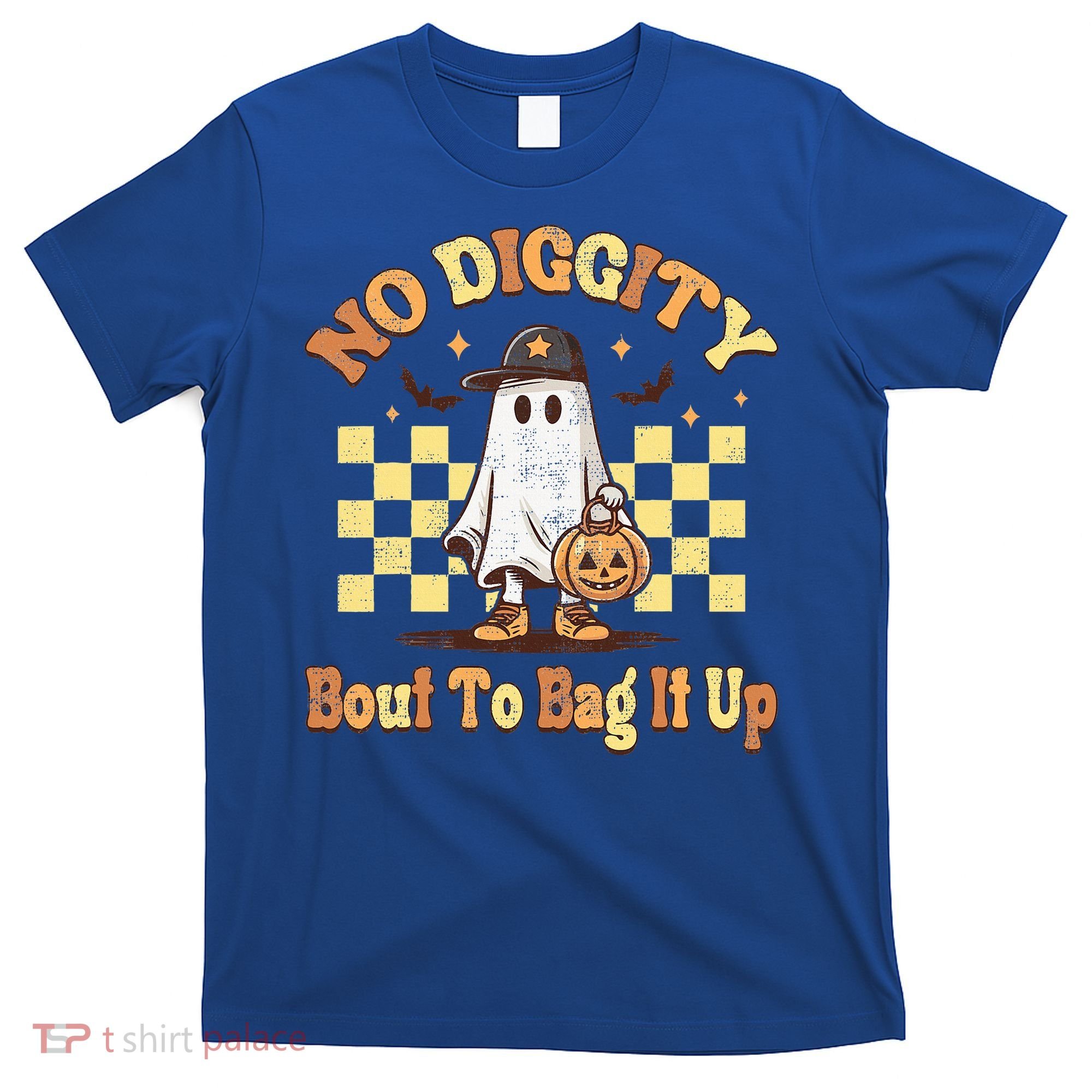 No Diggity Bout To Bag It Up Cool Ghost Halloween T-Shirt