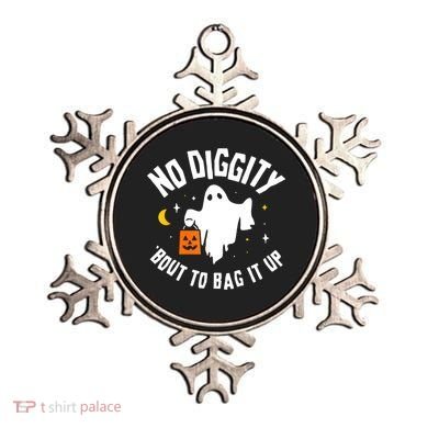 No Diggity Bout To Bag It Up Cute Ghost Halloween Candy Ornament