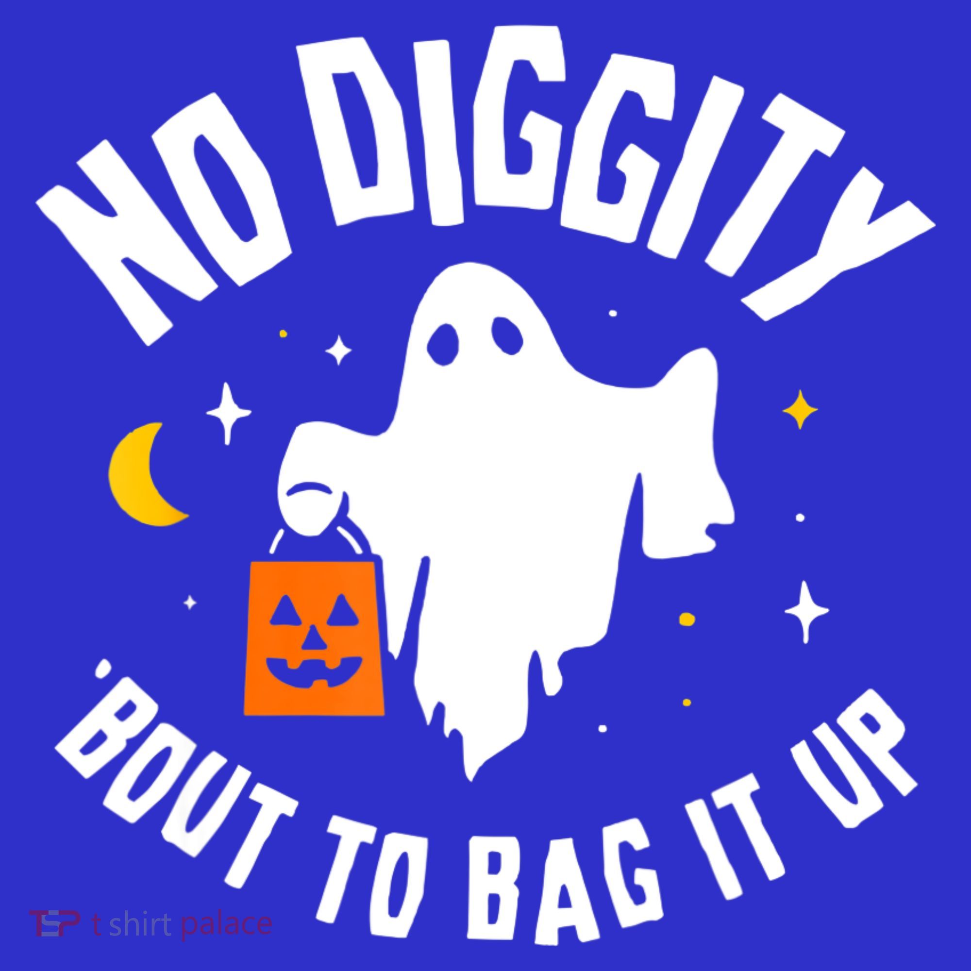 No Diggity Bout To Bag It Up Cute Ghost Halloween Candy Mousepad