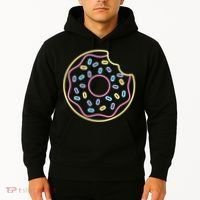 Neon Donut Bite Hoodie thumb 2