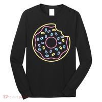 Neon Donut Bite Long Sleeve Shirt thumb 0