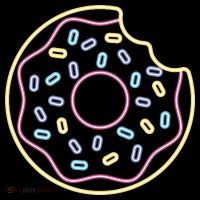 Neon Donut Bite Apron thumb 3