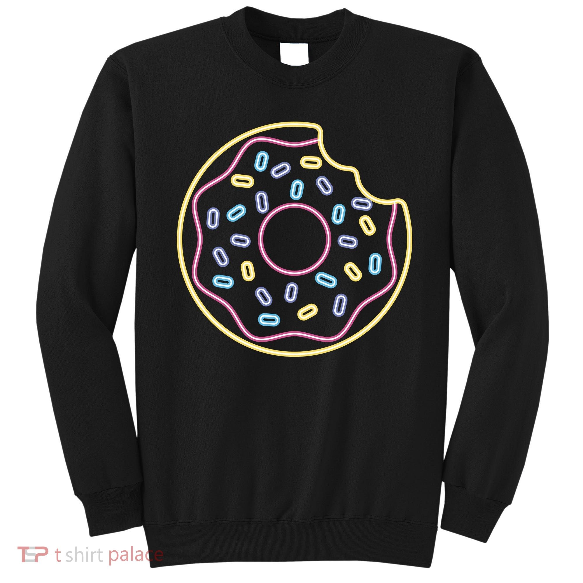 Neon Donut Bite Sweatshirt