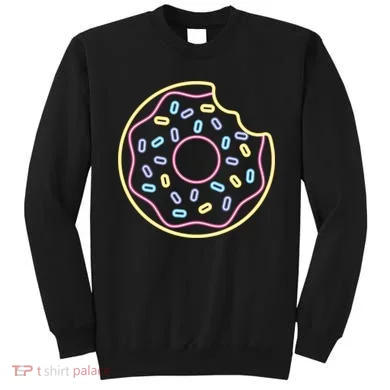 Neon Donut Bite Sweatshirt