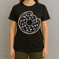Neon Donut Bite T-Shirt thumb 4