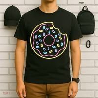 Neon Donut Bite T-Shirt thumb 6