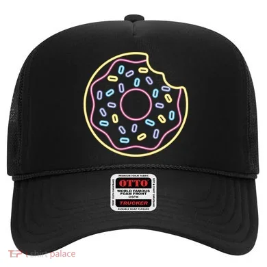 Neon Donut Bite Hat