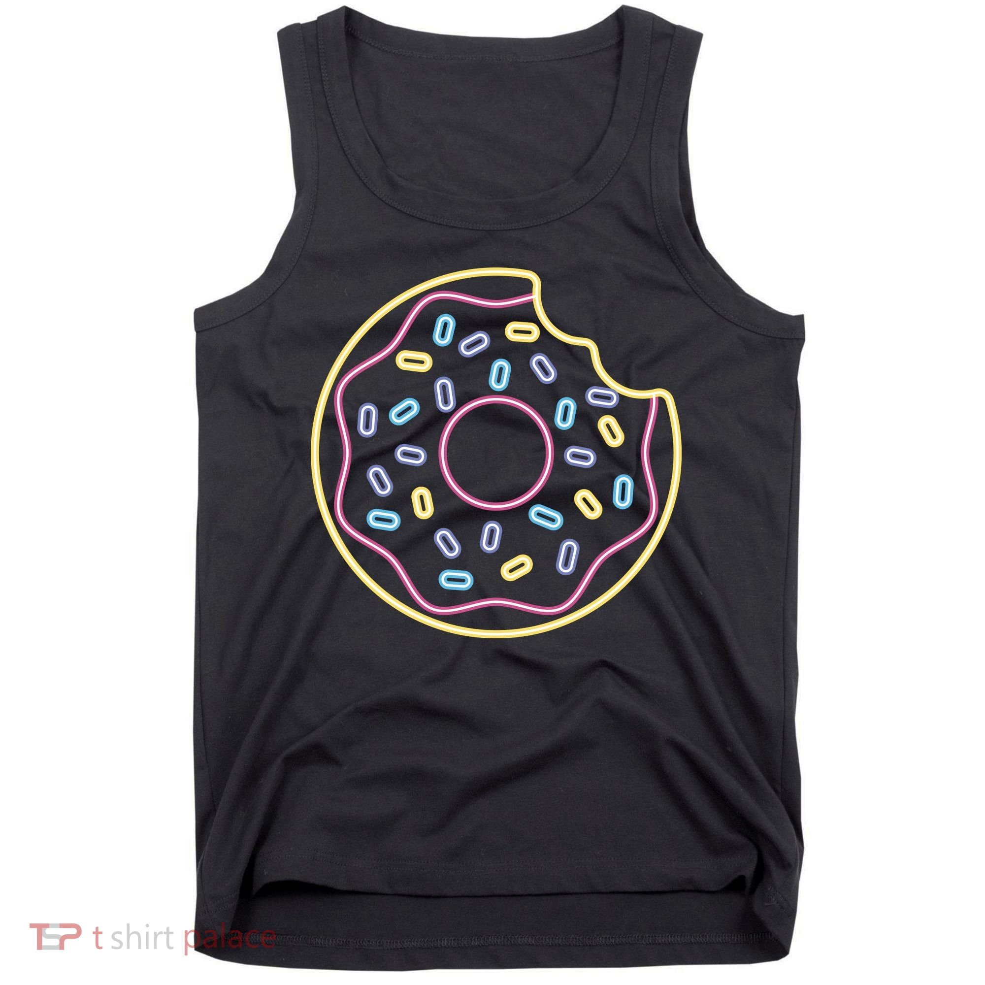 Neon Donut Bite Tank Top