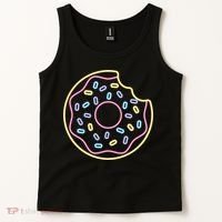 Neon Donut Bite Tank Top thumb 2