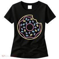 Neon Donut Bite Women's T-Shirt thumb 0