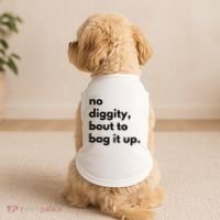 No Diggity Bout To Bag It Up Doggie Tank thumb 2