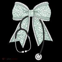 Nurse Doctor Coquette Bow Stethoscope Cute Nursing Ribbon Gift Coffee Mug thumb 5