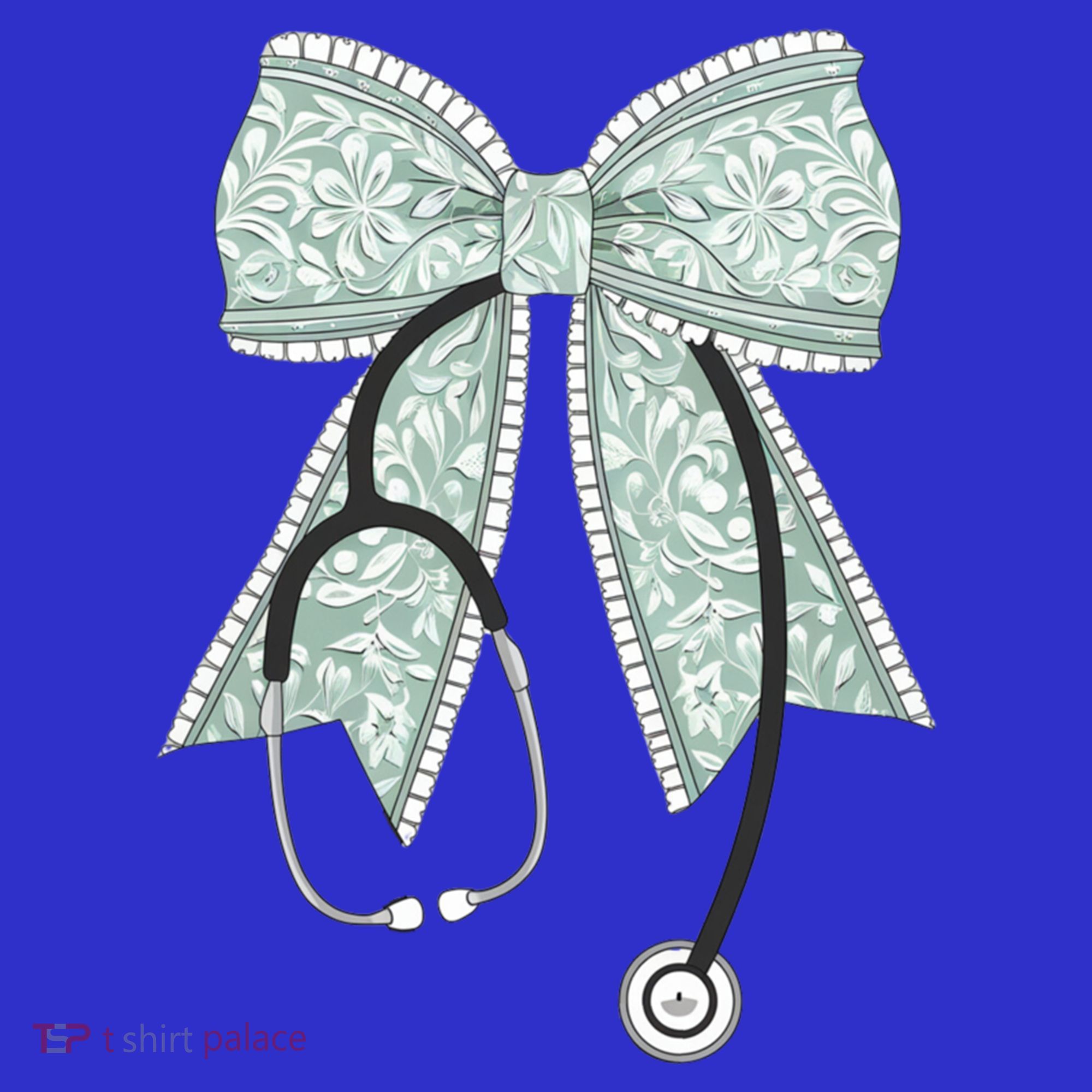Nurse Doctor Coquette Bow Stethoscope Cute Nursing Ribbon Gift Mousepad