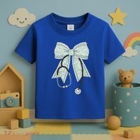 Nurse Doctor Coquette Bow Stethoscope Cute Nursing Ribbon Gift Toddler T-Shirt thumb 3