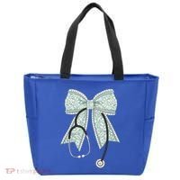 Nurse Doctor Coquette Bow Stethoscope Cute Nursing Ribbon Gift Tote Bag thumb 0