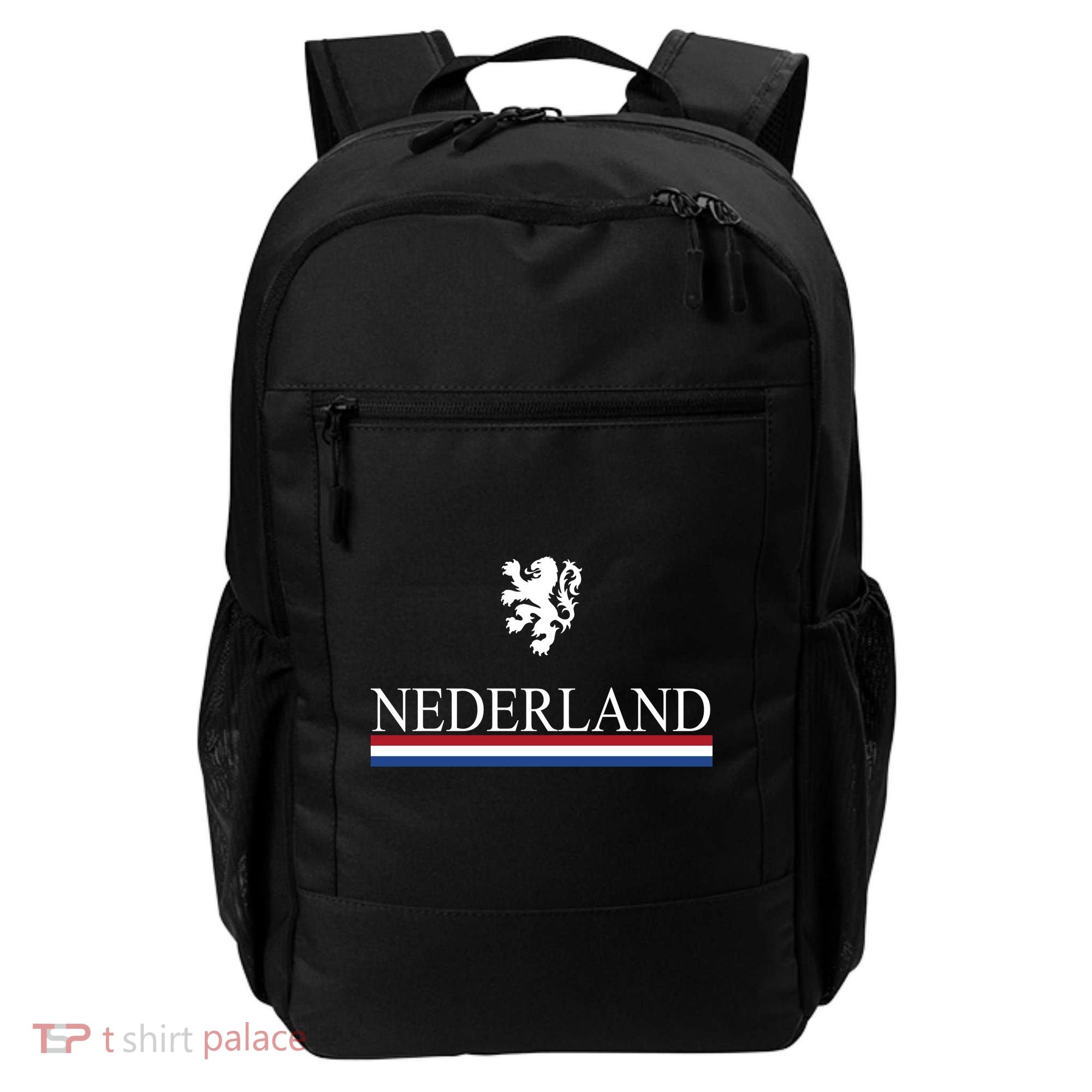 Nederland Dutch Flag Logo Backpack