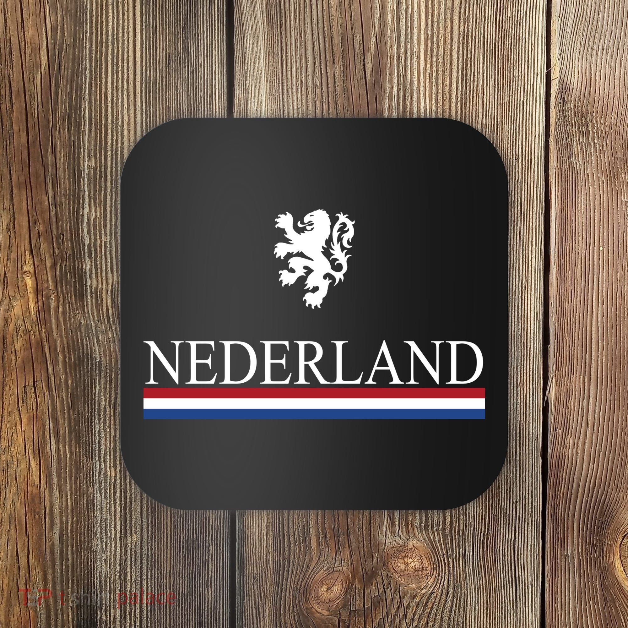 Nederland Dutch Flag Logo Coaster