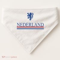 Nederland Dutch Flag Logo USA-Made Doggie Bandana thumb 0