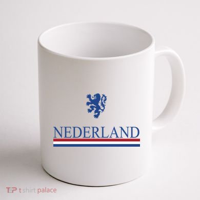 Nederland Dutch Flag Logo Coffee Mug back